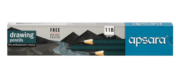 Apsara Drawing Artist Pencils 11B, 10pcs Box APAR74084